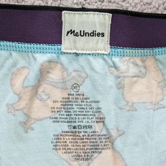 Me Undies XL Boxer Briefs, no fly, platypuses - Picture 3 of 3
